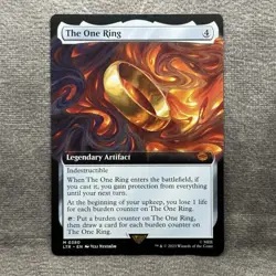 The One Ring (Extended Art) - LTR #380 LP Non-Foil Magic MTG LOTR - Image 1