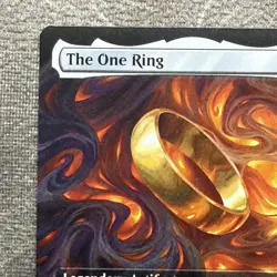 The One Ring (Extended Art) - LTR #380 LP Non-Foil Magic MTG LOTR - Image 2