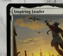 Inspiring Leader #028 Battle For Baldur's Gate Legendary Enchantment MTG Magic - Image 2