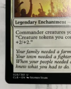 Inspiring Leader #028 Battle For Baldur's Gate Legendary Enchantment MTG Magic - Image 3