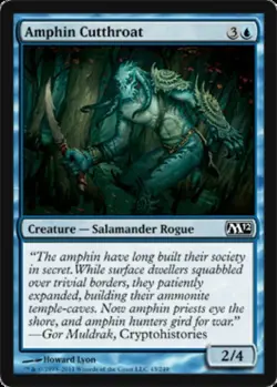 1x Lightly Played, English, Amphin Cutthroat - Magic 2012 - MTG - Image 1