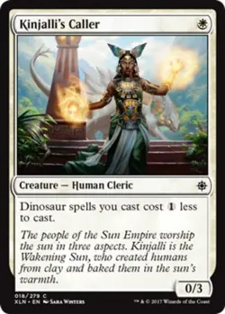 1x Lightly Played, English, Kinjalli's Caller - Ixalan - MTG - Image 1