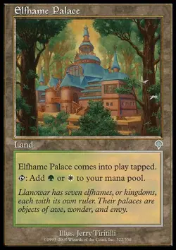 1x Lightly Played, English, Elfhame Palace - Invasion - MTG - Image 1