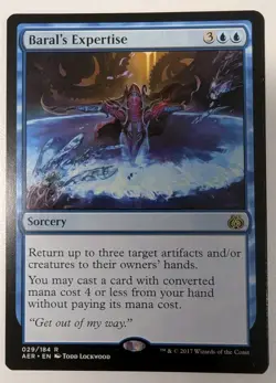 Baral's Expertise - MTG Aether Revolt Regular RARE - Image 1