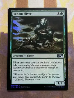 MTG Venom Sliver FOIL x1 LP M15 - Image 1