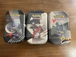 Pokemon Unova Mini Tins Black Bolt White Flare Lot Of 3 - Image 1