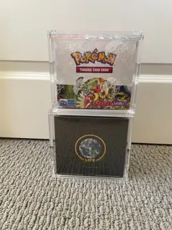 LIFE TCG / Pokemon Booster Box Acrylic Display CASE Magnetic 95% UV Rejection - Image 2