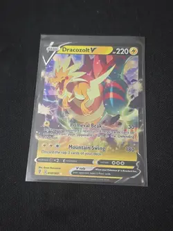 Dracozolt V 058/203 SWSH07: Evolving Skies Holo POKEMON TCG NEAR MINT ULTRA RARE - Image 1