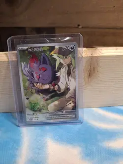 Pokemon TCG: N's Zorua SVP189 SV: Journey Together Black Star Promo - Image 1