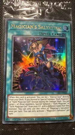 Magician's Salvation LART-EN060 Sealed Ultra Rare Yugioh TCG Lost Art Promo - Image 1