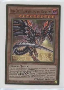 Red-Eyes Darkness Metal Dragon 1st Ed. YuGiOh Maximum Gold: El Dorado - Image 1