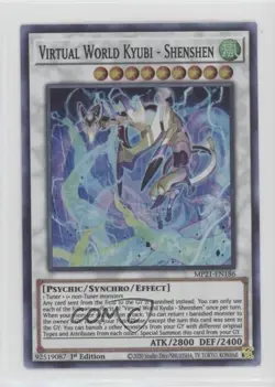Virtual World Kyubi - Shenshen 1st Ed. YuGiOh Tin of Ancient Battles #MP21-EN186 - Image 1