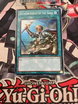 Reinforcement Of The Army Platinum Secret Rare RA01-EN051 Yugioh - Image 1