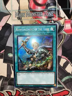 Reinforcement Of The Army Platinum Secret Rare RA01-EN051 Yugioh - Image 3
