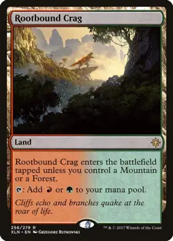 Rootbound Crag - Ixalan | MTG Card - Image 1