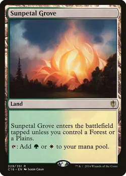 Sunpetal Grove - Commander 2016 | MTG Card - Image 1