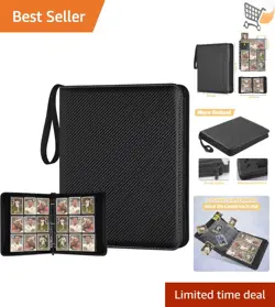 9 Pocket Card Binder PU Leather Waterproof Storage for MTG TCG - Image 1