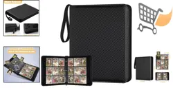 9 Pocket Card Binder PU Leather Waterproof Storage for MTG TCG - Image 2