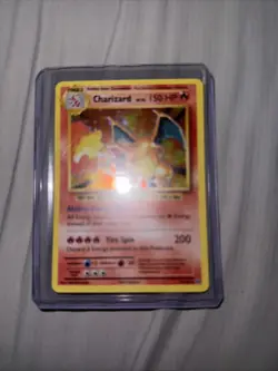 Charizard Pokemon Trading Card Holographic Stage 2 150 HP 200 Fire Spin - Image 1
