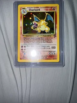 Charizard Base Set Pokemon Card Holo Rare 120 HP - Image 1