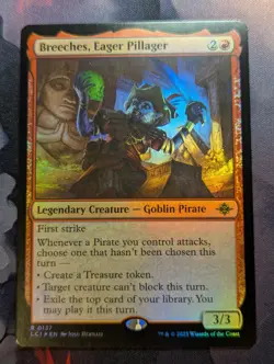 Breeches, Eager Pillager - LCI - 0137 - MTG - TCG Card - FOIL - Image 1