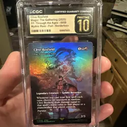 Clive Rosfield Borderless FOIL MTG Final Fantasy XVI FCA Mythic 0059 Pristine 10 - Image 1