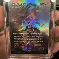 Clive Rosfield Borderless FOIL MTG Final Fantasy XVI FCA Mythic 0059 Pristine 10 - Image 2