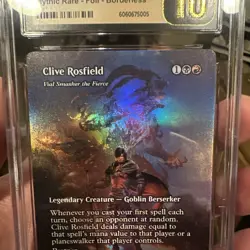 Clive Rosfield Borderless FOIL MTG Final Fantasy XVI FCA Mythic 0059 Pristine 10 - Image 3
