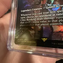 Clive Rosfield Borderless FOIL MTG Final Fantasy XVI FCA Mythic 0059 Pristine 10 - Image 5