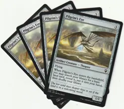 ✪ 4 MAGIC: The Gathering PILGRIM´S EYE Artifact Creature MTG PLAYSET *Kreatur - Image 1