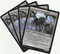 ✪ 4 MAGIC The Gathering VERDAMMTER DOMMELGREIF Creature MTG PLAYSET EMN/DE 2016 - Image 1