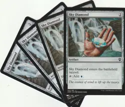 ✪ 4 MAGIC: The Gathering SKY DIAMOND Artifact MTG PLAYSET *Artefakt - Image 1