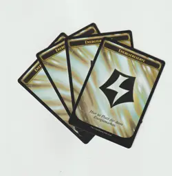 ✪ 4 Magic The Gathering Energiereserve Token | MTG | WIZARDS | HASBRO - Image 1