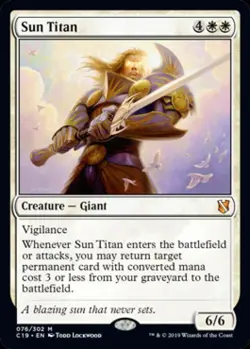 Sun Titan - Near Mint MTG Commander 2019 - Image 1
