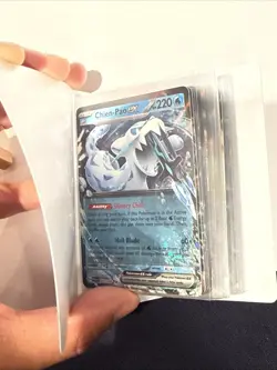 30 NM Pokemon EX & V Cards In Pokemon Mini Binder. Original Packaging Included - Image 3