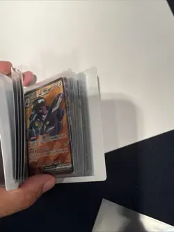 30 NM Pokemon EX & V Cards In Pokemon Mini Binder. Original Packaging Included - Image 5