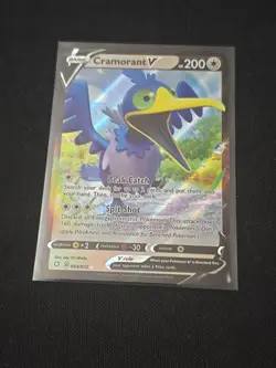Cramorant V 054/072 Shining Fates Holo POKEMON TCG ULTRA RARE NEAR MINT - Image 1