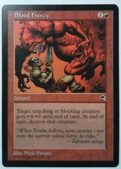 Blood Frenzy *Common* Magic MtG x1 Tempest SP - Image 1
