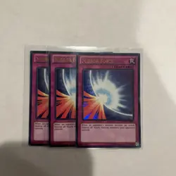 YuGiOh 1st Mirror Force x3 DPYG-EN027 Duelist Pack Yugi Ultra Rare - Image 1