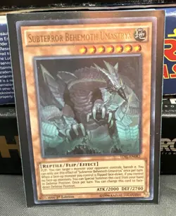 SUBTERROR BEHEMOTH UMASTRYX TDIL-EN083 ULTRA RARE 1ST EDITION YuGiOh - Image 1