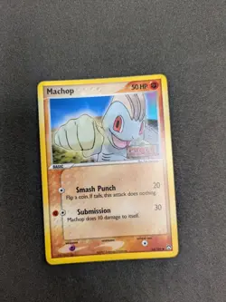 Machop 53/108 Reverse Holo EX Power Keepers STAMPED Pokemon Card LP - Image 3
