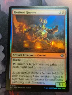 Hotfoot Gnome - LCI - 0154 - MTG - TCG Card - FOIL - Image 1