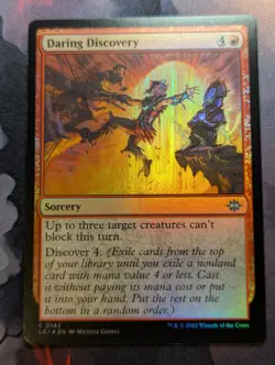 Daring Discovery - LCI - 0142 - MTG - TCG Card - FOIL - Image 1