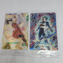 Dragon Ball Super Divers Goku Vegeta Holo Card Set SDVP020 SDVP021 - Image 1