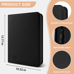 Zip MTG Card Binder with 432 Side Loading Pocket - Fits TCG Baseball Football Sp - Image 14