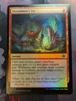 Dreadmaw's Ire - LCI - 0147 - MTG - TCG Card - FOIL - Image 1
