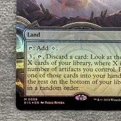 Fomori Vault (Showcase) - Big Score (BIG) #59 Foil NM MTG Outlaws Thunder Juncti - Image 4