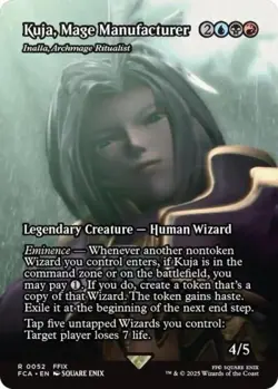 Kuja, Mage Manufacturer - Inalla, Archmage Ritualist (Showcase) - Light Play MTG - Image 1