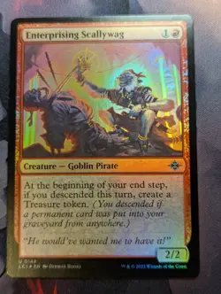 Enterprising Scallywag - LCI - 0148 - MTG - TCG Card - FOIL - Image 1