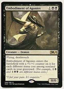 Embodiment of Agonies -#98-MTG- Core Set 2020-Regular-LP - Image 1